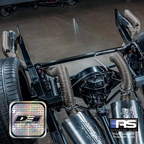 Design Engineering Titanium Exhaust Heat Wrap with Lava Rock Technology - 2" x 15' - Heat Wrap for Exhaust Pipes, Pliable Exhaust Wrap Tape, Withstands 1800°F Direct Heat & 2500°F Intermittent Heat - Image 5