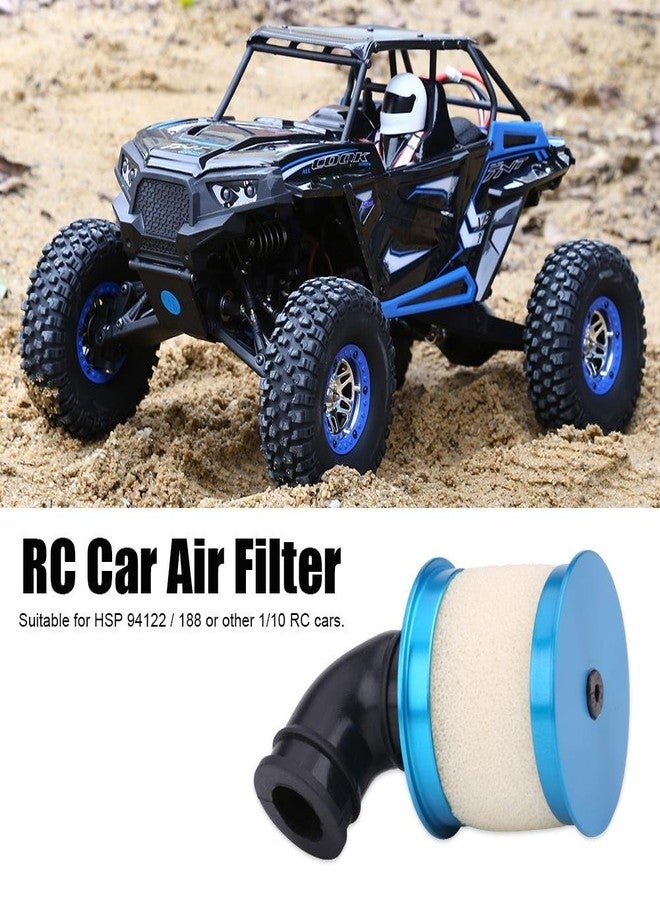 Dilwe RC Air Filter, Remote Control Car Air Filters: High Efficiency Air Filter for 1/10 RC Models (Blue) - Image 3