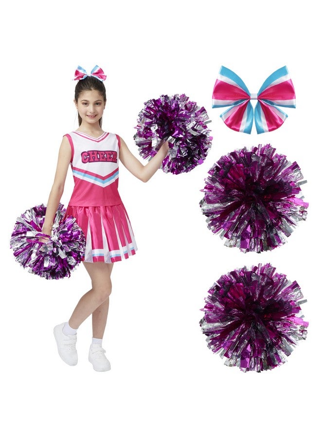 Spooktacular Creations Spooktacular Creations Halloween Girl Cheerleader Costume, Pink Cheer Uniform Set, Cute Cheerleading Outfit with Accessories for Halloween Dress-Up, High School Themed Party (Medium, 8-10 yrs)  - Image 2