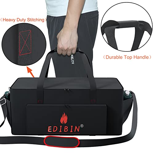 EDIBIN Pizza Oven Plus Carry Bag for Cuisinart CGG-403 3-in-1 Grill,Heavy Duty 600D Waterproof Pizza Oven Plus Grill Cover for Cuisinart CGG-403 3 in 1 Grill - Image 5