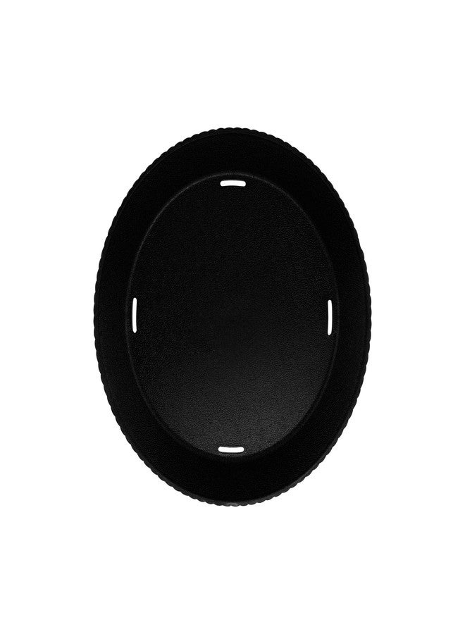 Get G.E.T. RB-890-BK Round Serving Basket with Drainage Slots, 10.5", Black (Set of 12) - Image 2