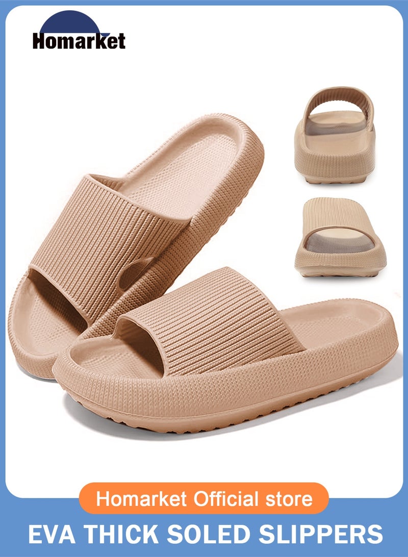 HomarKet Non-Slip Quick-drying Bathroom Shower Slippers Anti-slip Lightweight House Shower Slippers Super Soft Home Slippers for Indoor & Outdoor - Image 1