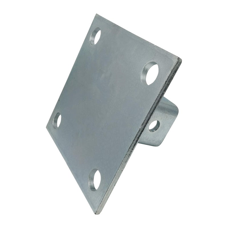 AA 2 Pack - 4 Hole Post Base Channel, 6"" Square For All 1-5/8"" Strut Channel, Side Orientation - Heavy Duty, Electro-Galvanized (2) - Image 3