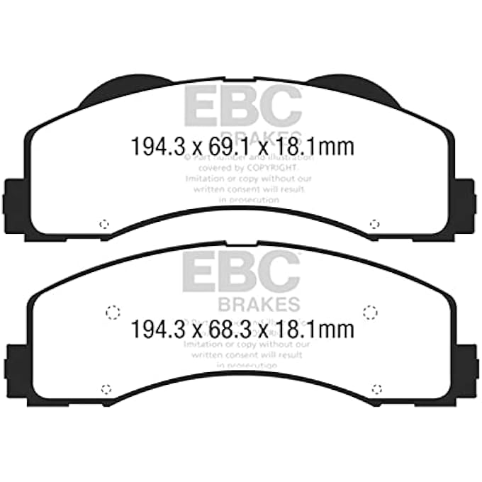 اي بي سي_بريكس فرامل EBC DP43034R وسادة فرامل Yellowstuff Performance معدنية - Image 5