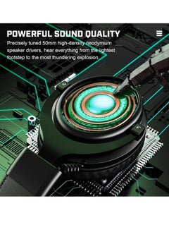 E900 DL RGB Gaming Headset for PC,PS4,Xbox One S/X, Nintendo Switch - Computer Headset with Detachable Noise Cancelling Mic, 7.1 Surround Sound, 50MM Driver - Headphones with Microphone - pzsku/ZEDD85BD29942BAB41CF2Z/45/_/1740296941/16ac2936-ac5d-4b4e-987b-0966ce154b03