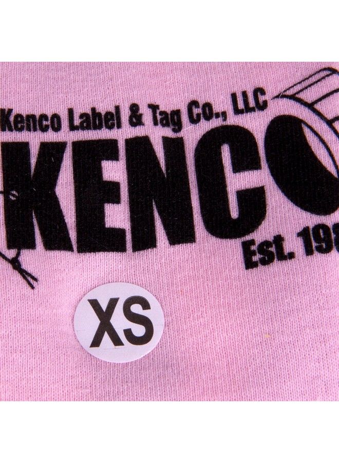 KENCO Clothing Size Stickers By Kenco 0.875" Adhesive Apparel Circle Size Stickers 2500 Stickers Total (Small) - Image 4