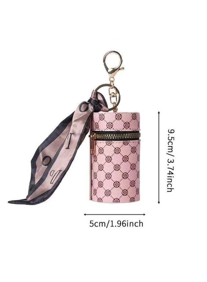 Mini PU Lipstick Pouch Keychain 5.5 x 9.5 cm - Image 5