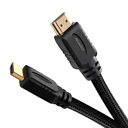 AGARO HDMI Cable 3 Meters, 2.1 Premium High Speed, Supports 48Gbps 8K@60Hz, Dynamic HDR, 3D, eARC, Cotton Braided Cord for PS5/PS4/Xbox/Apple TV/Projector - Image 1