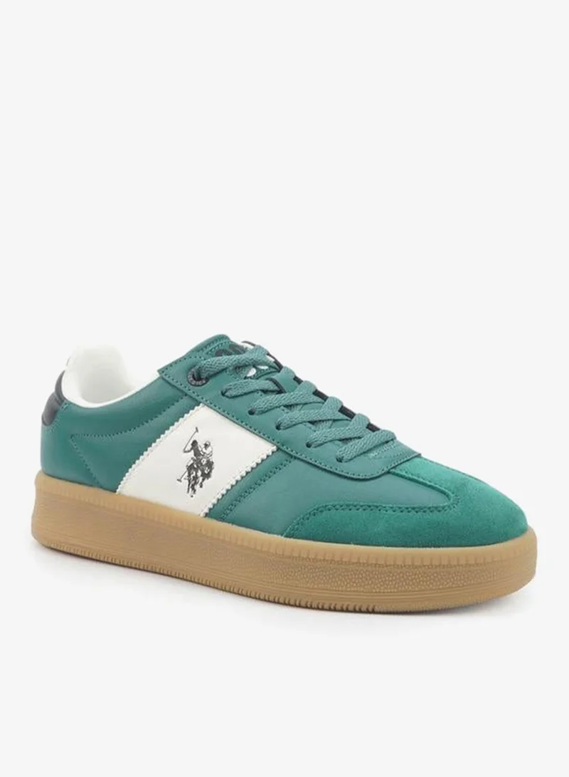 U.S. Polo Assn. GREEN Men Lace-Up Sneakers for Men | Best Price UAE