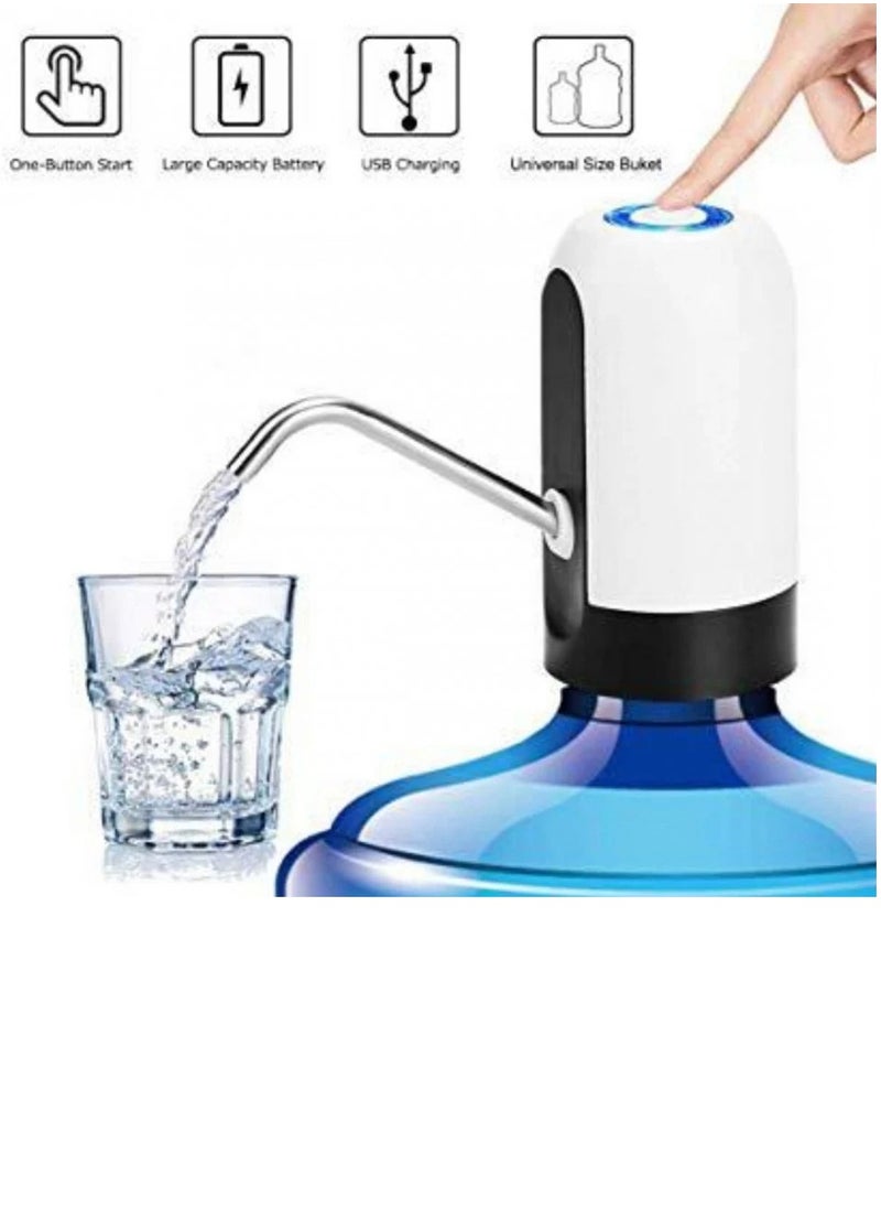 Generic - Water Bottle Pump(2021 Upgraded), Universal 5 Gallon,USB Charging Automatic Drinking Water Pump Portable Electric Water Dispenser Water Bottle Switch,Fast Pumping Water Dispenser - Image 1