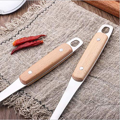 Naidev 1 Piece Kitchen Cooking Stainless Steel Utensils Set Wooden Handle Cooking Tools Gadgets Spatula Set Hook,Ladle. ((ladle, 1) - Image 4