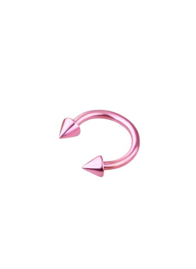 Generic - Fashionable spherical nose ring with horseshoe design to decorate the nose made of stainless steel - Image 1