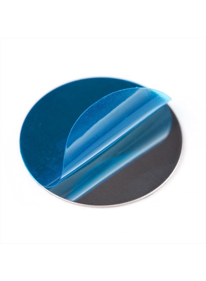 Allwon 56Pcs Metal Stickers for Magnetic Palette Empty Eyeshadow Makeup Palette + Depotting Spatula (28Pcs Round + 28Pcs Square) - Image 4