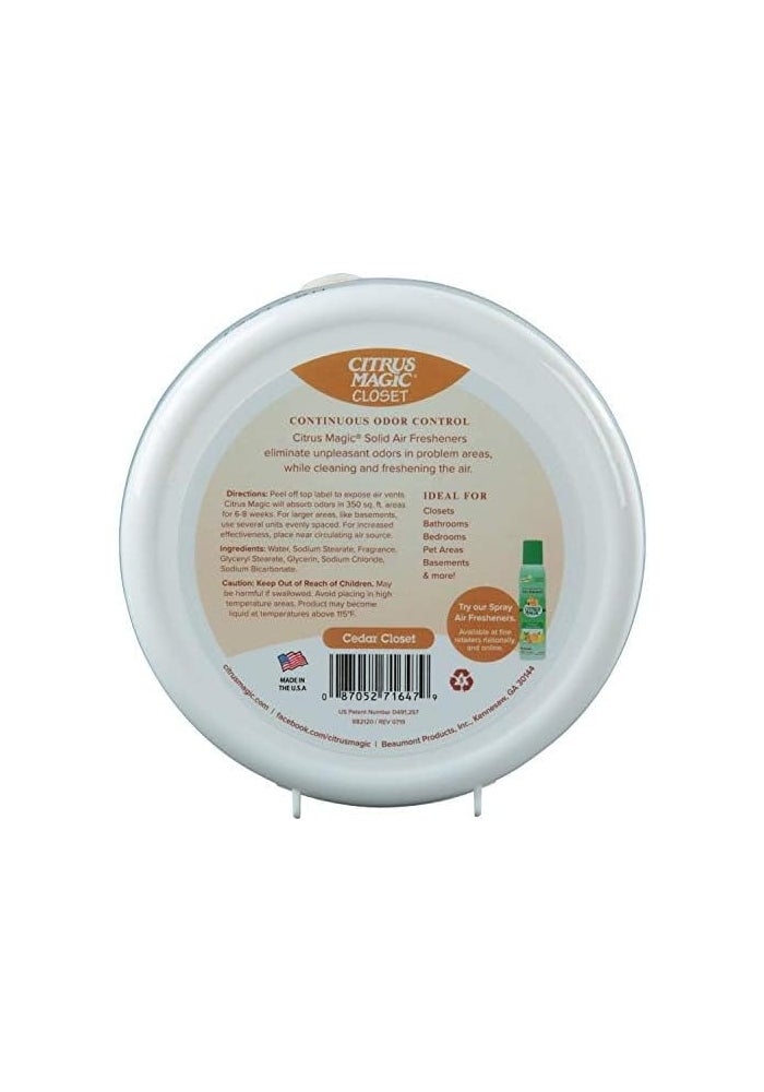 Citrus Magic Cedar Closet Solid Air Freshener & Odor Absorber - 8 oz - Image 4