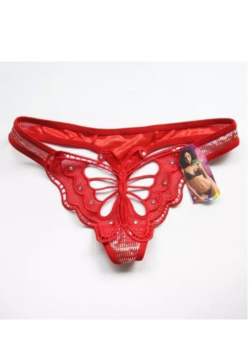 Women Low Rise G-String Thong Panty Underwear Briefs - Image 1