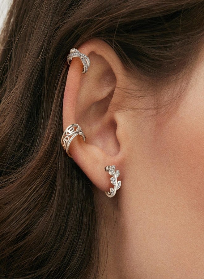 Jewdreamer 16Pcs Silver Ear Cuff 14K Gold Plated Cuff Earrings Gold Ear Cuffs Non Pierced Ear Clips Cartilage Earring - Image 2