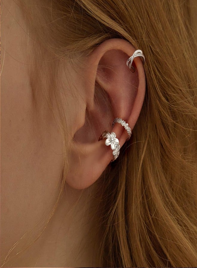 Jewdreamer 16Pcs Silver Ear Cuff 14K Gold Plated Cuff Earrings Gold Ear Cuffs Non Pierced Ear Clips Cartilage Earring - Image 3