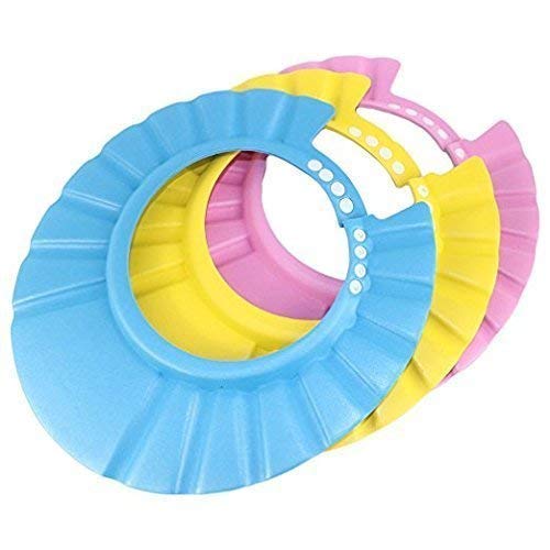 Cyrox Bath Shower Cap Soft Adjustable Hat Safe Shampoo Shower Bathing Protection Bath Cap for Toddler, Baby, Kids, Children (1Pcs) - Image 1