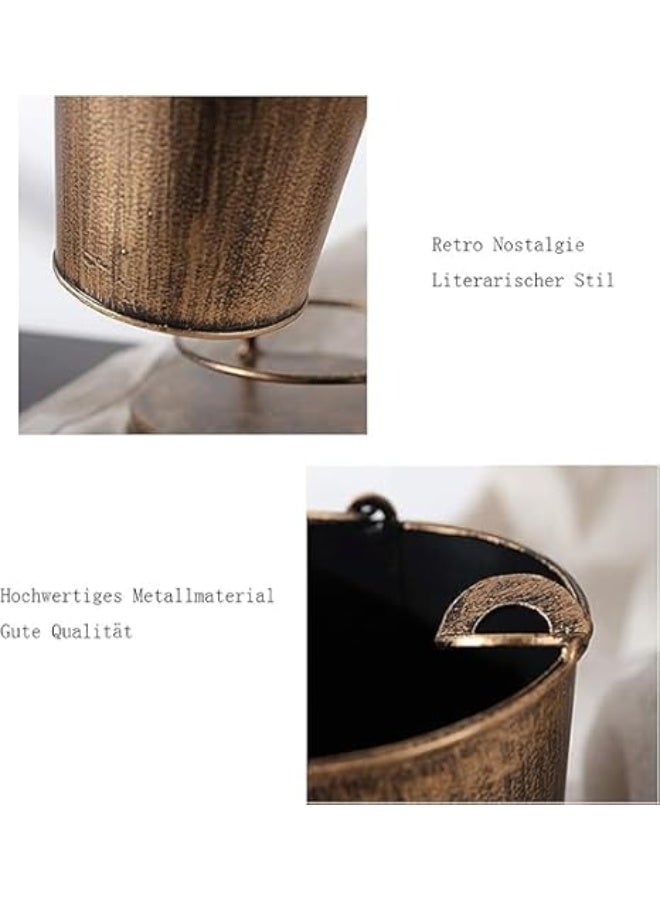 Retro Decorative Tabletop Ashtray, Creative Iron Retro Metal Ashtray, Home Decor Accessories Bar Cafe Living Room Desktop Display Indoor Outdoor Crafts (Birds) - Image 3