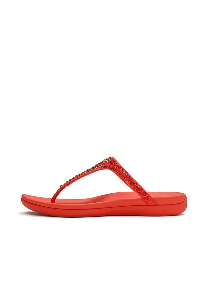 فيت فلوب SOLAY MIXED-CRYSTAL TOE-POST SANDALS