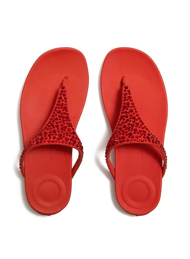 فيت فلوب SOLAY MIXED-CRYSTAL TOE-POST SANDALS