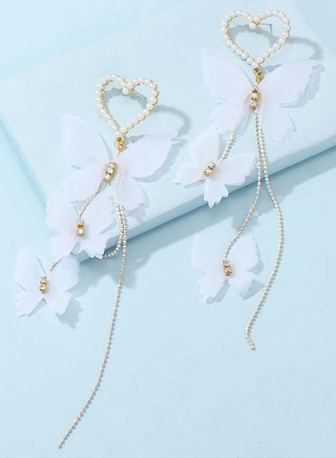Take Two Butterfly Tassel Earrings