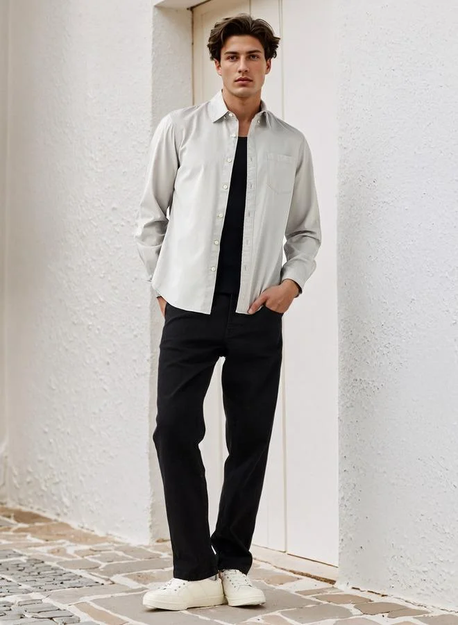 Lee Cooper Lee Cooper Regular Fit Shirt with Collar