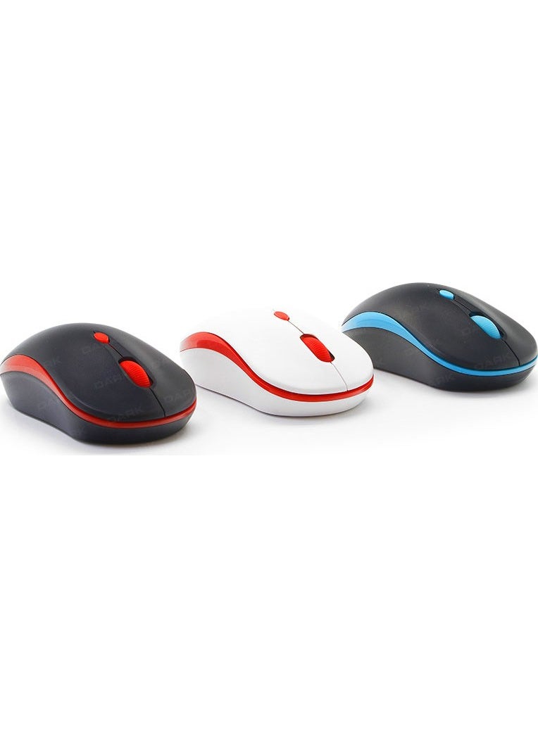 Dark - MSW100B Wireless Notebook Mouse - Blue/Black (DK AC MSW100B) - Image 1