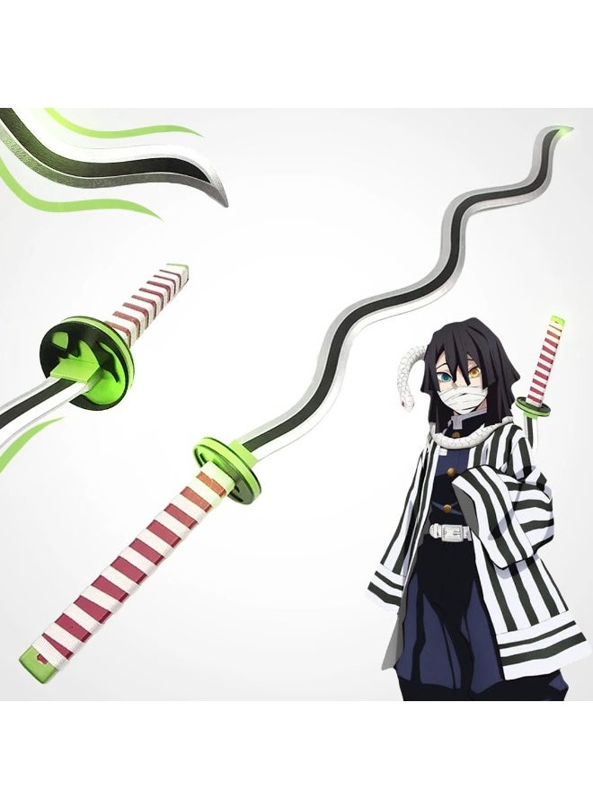 O8.design Anime | Obanai iguro's Sword Replica (1:1 Scale) | High-Quality Carbon Steel, Non-Sharpened Prop for Cosplay & Collectors - Image 5