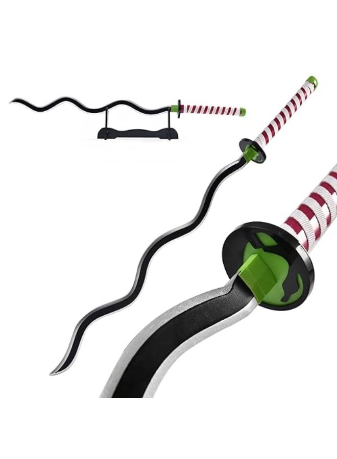 O8.design Anime | Obanai iguro's Sword Replica (1:1 Scale) | High-Quality Carbon Steel, Non-Sharpened Prop for Cosplay & Collectors - Image 3