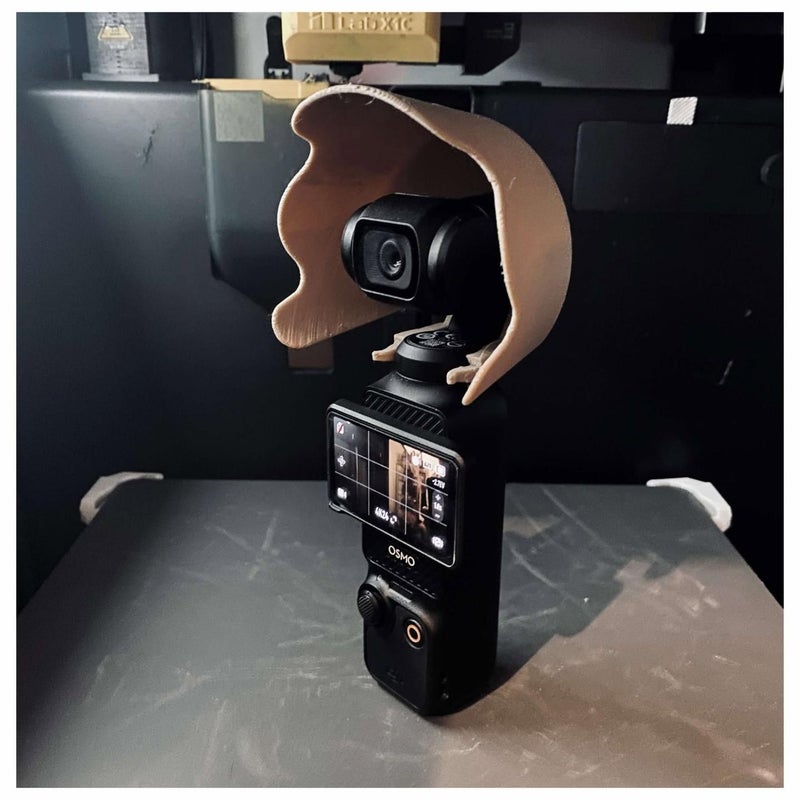 3D Printed Anti Glare Sunshade For DJI Pocket 3 Camera Mixed Colors Screen Hood Reduces Reflections For Clearer Viewing Perfect For Photography - Image 4