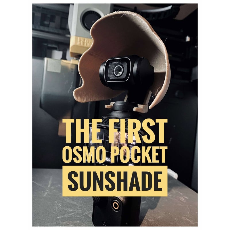 3D Printed Anti Glare Sunshade For DJI Pocket 3 Camera Mixed Colors Screen Hood Reduces Reflections For Clearer Viewing Perfect For Photography - Image 3