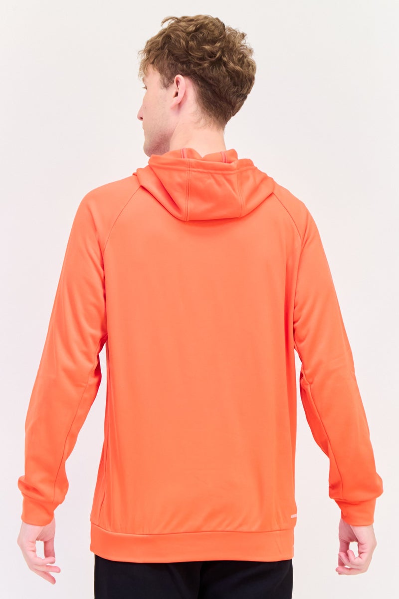 Adidas Men Sportswear Fit Long Sleeve Outdoor Sweatshirt, Orange  - Image 3