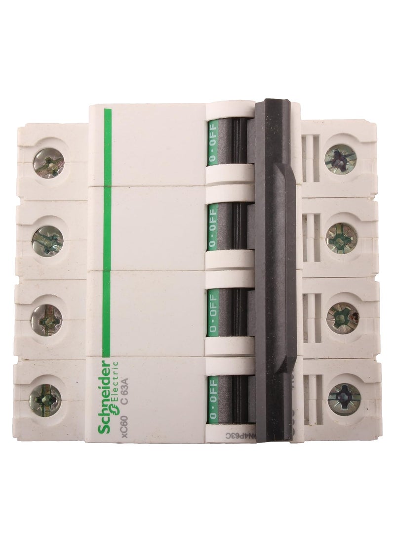 Schneider Electric Schneider XC60 Miniature Circuit Breaker White Standard A9N4P63C  - Image 1