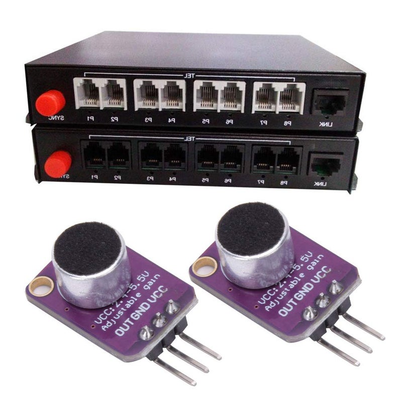 2Pcs Electret Microphone Amplifier Board Module with Adjustable Gain Preamplifier - Image 4