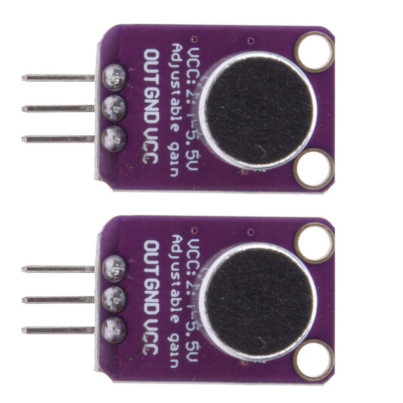 2Pcs Electret Microphone Amplifier Board Module with Adjustable Gain Preamplifier - Image 5