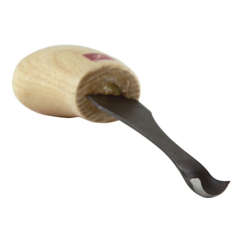 Flexcut Palm Spoon 7/16, High Carbon Steel, Solid Ash Handle, 7/16 Inch, (FR451) - Image 2