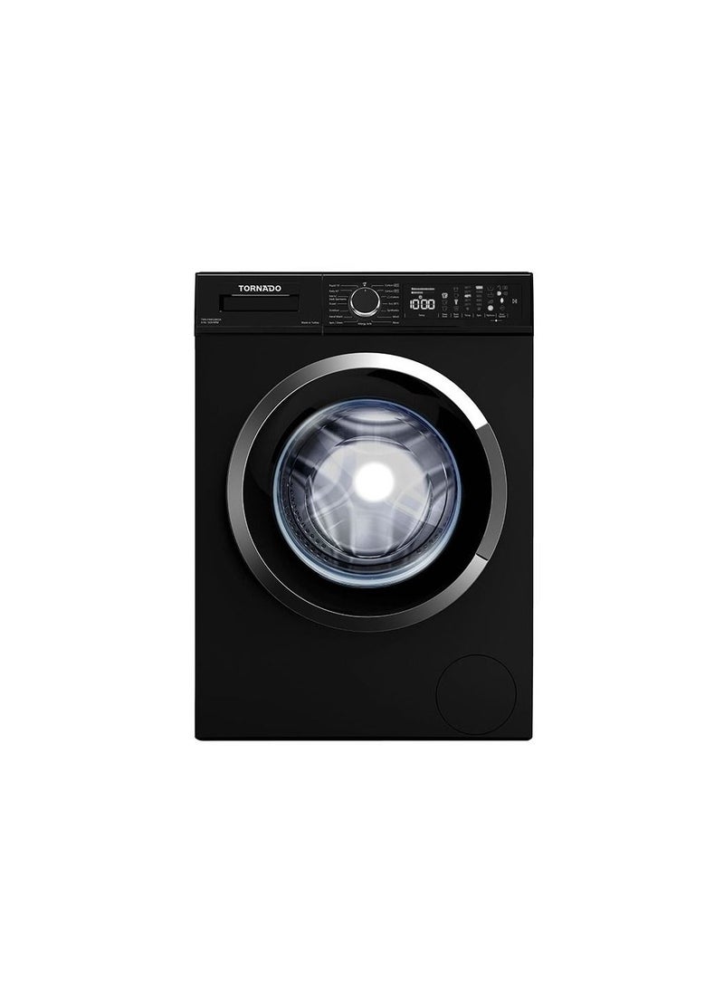 TORNADO TORNADO Washing Machine Fully Automatic 8 Kg, Black TWV-FN812BKOA 