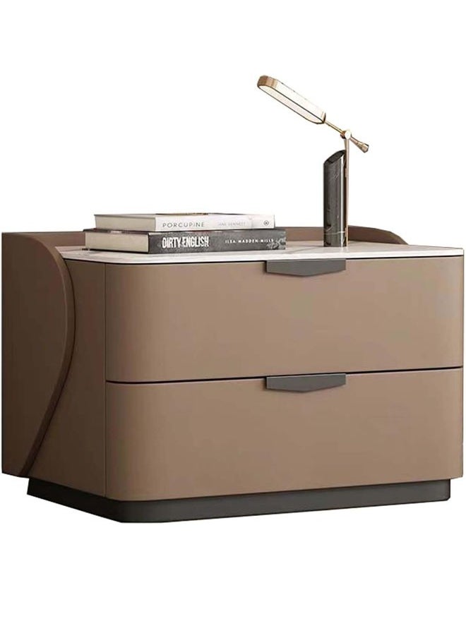NKX Modern Bedside Table Luxury Nightstands Multifunction Nightstand For Bedroom  - Image 2
