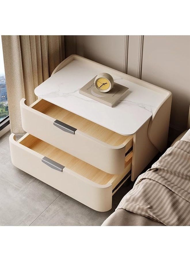 NKX Modern Bedside Table Luxury Nightstands Multifunction Nightstand For Bedroom  - Image 5