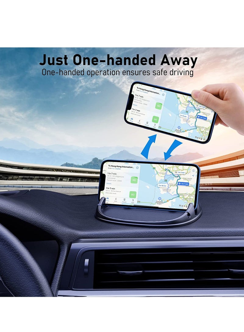 SYOSI Car Phone Holder Dashboard Phone Holder Phone Mount for Car Non-Slip Car Accessories Universal Car Mount Dash Anti-Slip Silicone Car Pad Phone Stand - Image 4