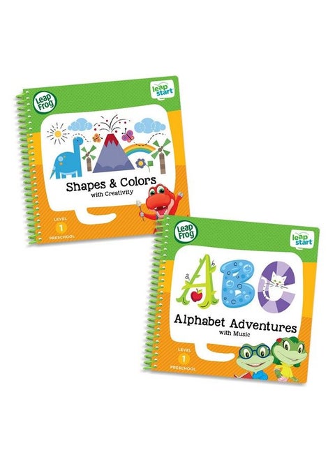 Leapstart Preschool Activity Book Bundle With Abc, Shapes & Colors, Level 1