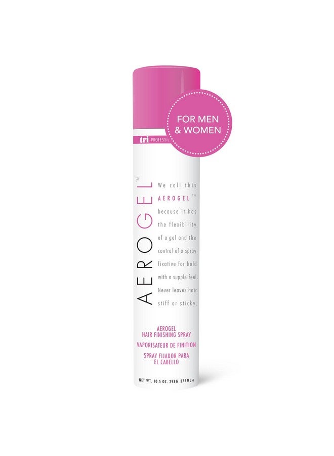 TRIDESIGN TRI Design Aerogel Hairspray - Non-Toxic Hair Finishing Spray for Styling, Volumizing and Holding Curly Hair with Flexible Hold - For Women and Men - Pack of 1 (10.5 oz)  - Image 1