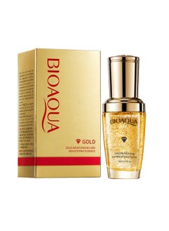 Gold Moisturizing and Beautifying Essence, Anti-Aging Moisturizing Face Serum to Smooth Wrinkles for All Skin Types 30ml