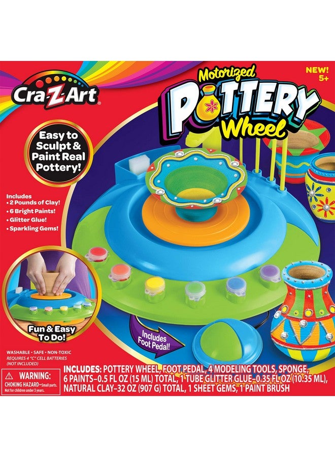 Cra-Z-Art مجموعة نشاط عجلة الفخار الكهربائية للأطفال - Image 1