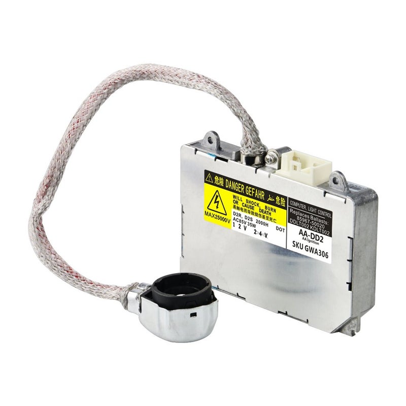 HID Ballast with Ignitor Headlight Control Unit Module Replaces 859670E020 811072D020 DDLT002 KDLT002 Compatible with Toyota Lexus Vehicles Prius Avalon Sienna ES300 ES330 LS430