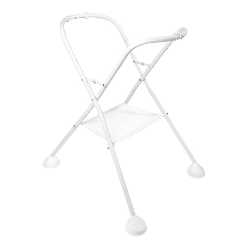 BEABA, Baby Bath and Changing Table Holder, Bath Compatible, Camele'O Changing Table, Foldable, can be dismantled, White
