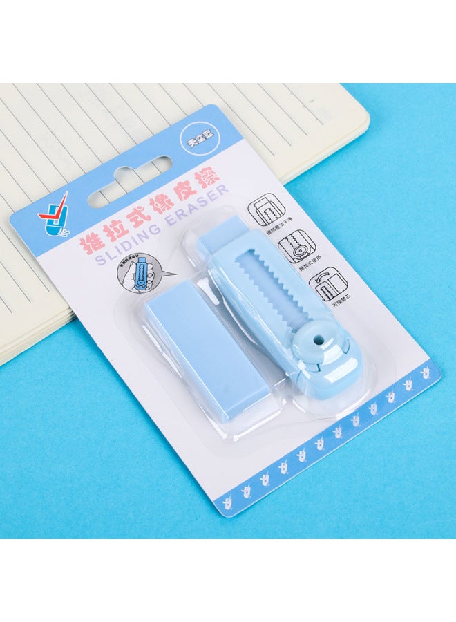 HELPS Cartoon Push-pull Eraser Student Color Clean Less Crumbs Replaceable Core Rubber Suit Children's Stationery - Image 1