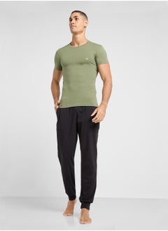 EMPORIO ARMANI Logo Crew Neck T-Shirt  - Image 4