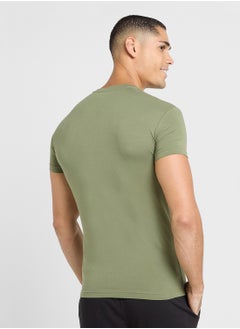 EMPORIO ARMANI Logo Crew Neck T-Shirt  - Image 2
